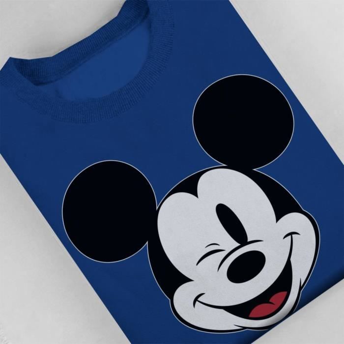 Disney Mickey Mouse Winking Pull Homme Bleu royal - Cdiscount Prêt-à-Porter
