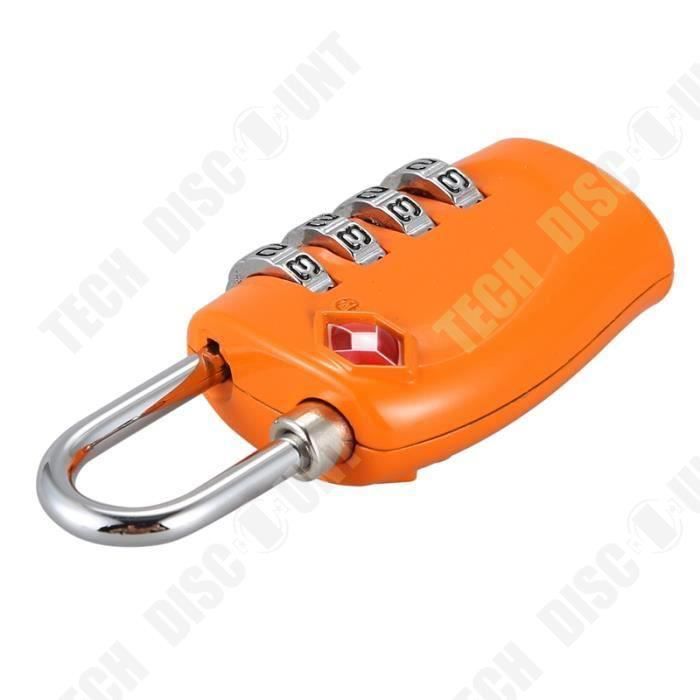Verrous,red--Cadenas à combinaison de Code et mot de passe, Mini 3