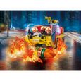 PLAYMOBIL - 70557 - City Action - Camion de pompiers et véhicule enflammé-4