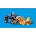 PLAYMOBIL - 70557 - City Action - Camion de pompiers et véhicule enflammé-5