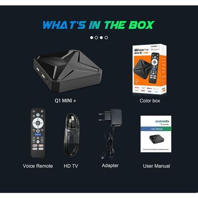 Android BOX - TV BOX - 8K - 2/16GB - Boitier IPTV - Android 14.0