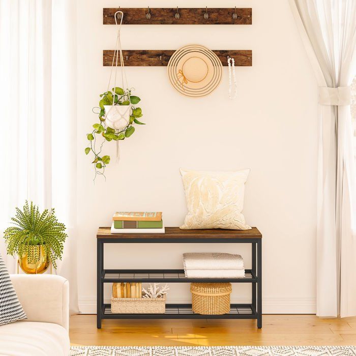Étagère à chaussures Dafne, Meuble d'entrée polyvalent avec 5 portes, Armoire à chaussures