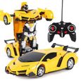 1:18 Transformers Voiture télécommandée électrique télécommandée à Grande Vitesse Voiture RC Robots Jouets pour Cadeaux Enfants-0