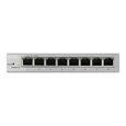 ZYXEL Commutateur Ethernet GS1200-8 8 Ports Gérable - 2 Couche supportée - Paire torsadée - Bureau-0