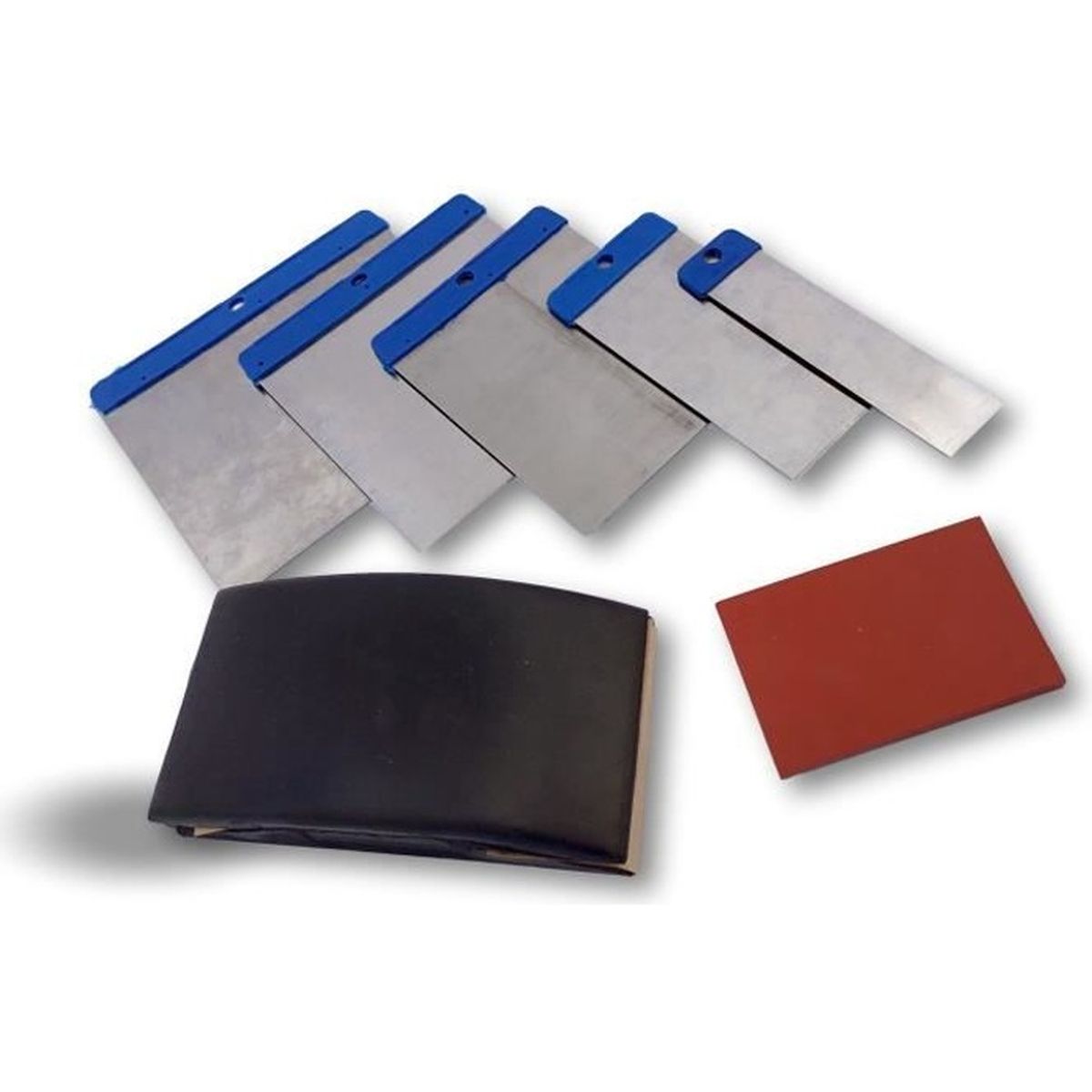Kit De 3 Spatules Souples Pour Mastic Auto – Applicateur Pour Réparations De Carrosserie
