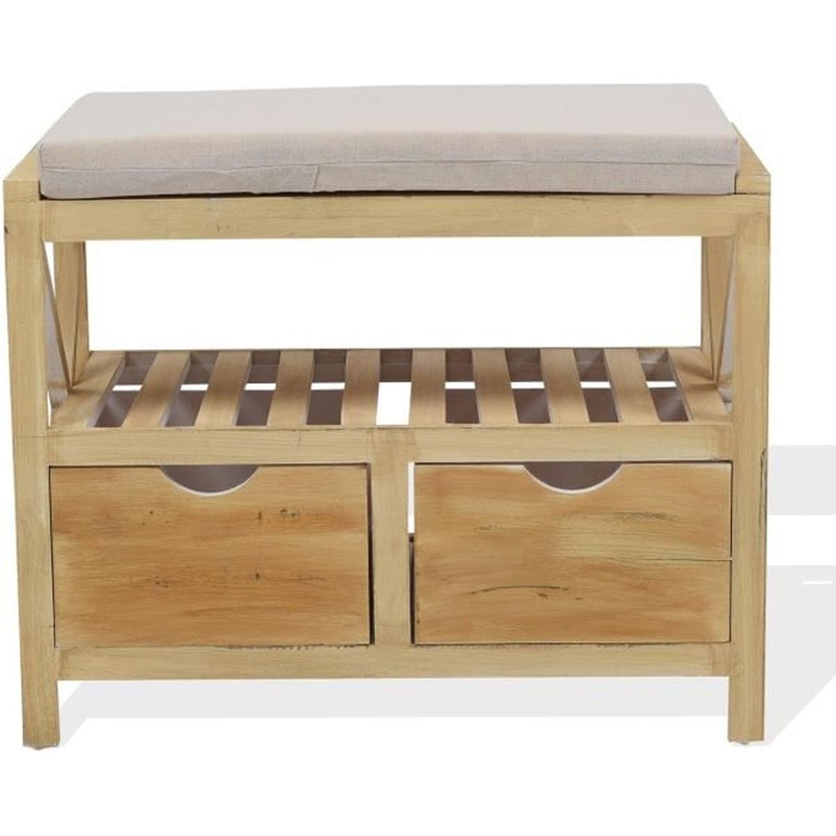 Banquette Coffre Bois Cdiscount