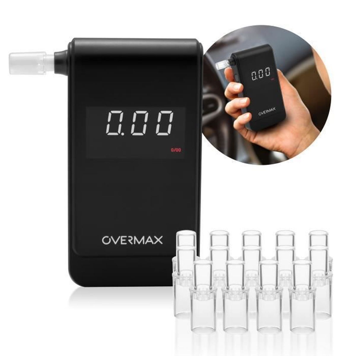 Éthylotest électronique Rechargeable USB - Alcoomètre Numérique Portable, Détection Rapide - 3