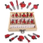 IAMS CHIEN 12pcs 8 mm Fraise carbure Mecabois outil de bois Shank Travail du bois--SEC