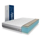 WOOLY BEDDING Matelas WOOLY ORIGINAL L 140x190 cm-24 cm-12 couches confort-Mousse mémoire Carbone-Laine-Latex-HR-7 zones-Ferme-Sommeil Réparateur