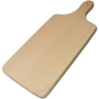 Planche à découper en bois avec poignée (taille 40.5 x19 x1.5 cm) - Excellente alternative pour plateau de service et plateau à from
