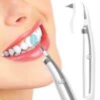 Détartreur dentaire électrique, polisseur de dents, vibration lumineuse LED pour éliminer le tartre, nettoyant pour dents, 2 pièces