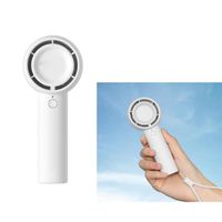 Mini Ventilateur Main Rechargeable Portable,Ventilateur turbine de Poche avec cordon,pour  Cils,Maquillage,Enfants,voyage,travail