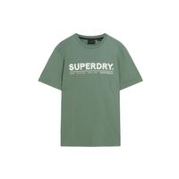 T shirt - Superdry - Homme - Utility Sport - Vert - Coton