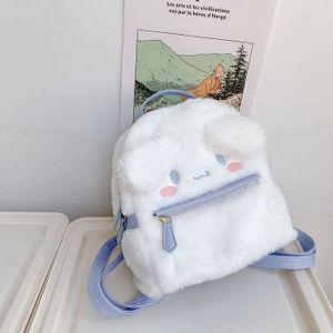 SAC À DOS Kawaii Hello Kitty peluche cannelle rouleau sac à dos mon sac de mélodie Kuromi peluche jouet mignon fille sac à dos cadeau de noël