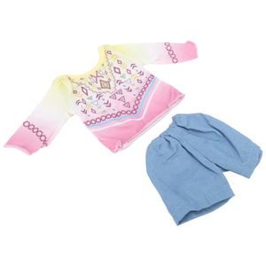 POUPÉE Akozon vêtements pour poupée 18 pouces Accessoires de tenue de modèle unique de hauts et de pantalons de poupée pour cadeau