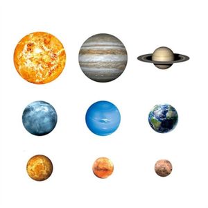 Stickers muraux déco systeme solaire 1270