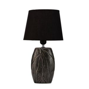 LAMPE A POSER MIDNIGHT DREAM-Lampe à poser Céramique H40cm Noir / Gris Pauleen H 40cm / Ø 23cm