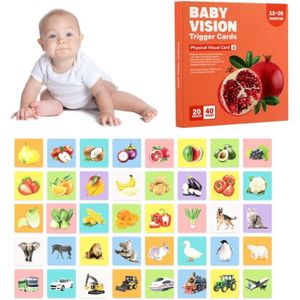 Carte Flash Montessori pour Bébé,Jouet Sensoriel  d'ApprentiCumbria,Éducatif,en Papier- B853Soft Baby Books - Cdiscount Jeux  - Jouets