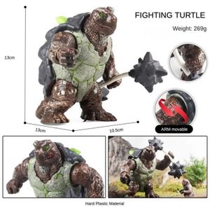 FIGURINE - PERSONNAGE Tortue de combat - OozDec-Figurines d'action de tortue de la gastronomie Warcraft, Jouet à collectionner, Fig