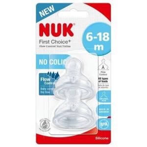 NUK Lot de 2 sucettes Space 18-36 mois avec ventilation supplémentaire -  Silicone BPA - Hibou et panda : : Bébé et Puériculture