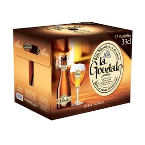 BIERE Bière La Goudale Blonde 7°2 - 12 bouteilles de 33c