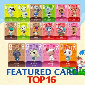 CARTE DE JEU Carte Amiibo Animal Crossing,16pcs top16 Jeu Carte