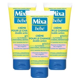 Lot De 3 Mixa Bebe Creme De Change 100ml Cdiscount Puericulture Eveil Bebe