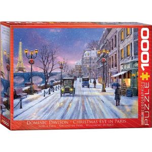 Eurographics 6000 1 993 9 Cm Reveillon De Noel A Paris Puzzle Lot De 1000 Achat Vente Puzzle Cdiscount