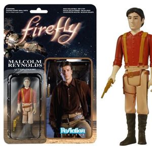 FIGURINE - PERSONNAGE Figurine Firefly ReAction Malcolm Reynolds 10 cm - FUNKO - Mixte - Adulte - Intérieur