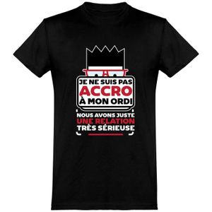 T-shirt Humour '0 Jours Depuis La Dernière Fois Sharted' - Noir Coton - Neuf Avec étiquettes