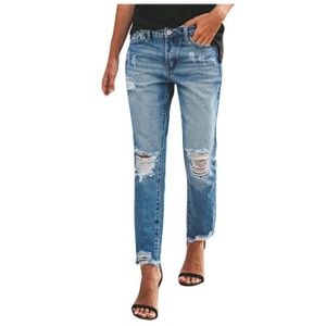 pantalon troué femme pas cher