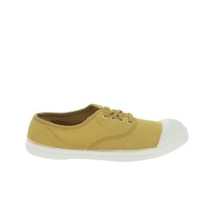 BASKET Baskets Sneakers Femmes BENSIMON Toile Lacet Jaune