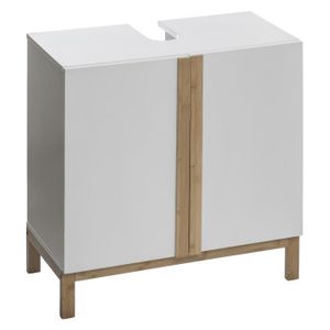 Meuble Sous Vasque En Bambou Achat Vente Pas Cher