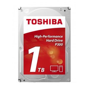 DISQUE DUR INTERNE Toshiba P300 1 TB 7200RPM 3.5 Inch SATA HDD