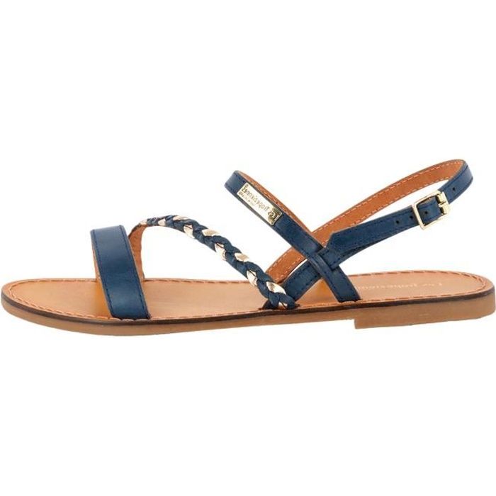 Sandales femme bleu marine Cdiscount
