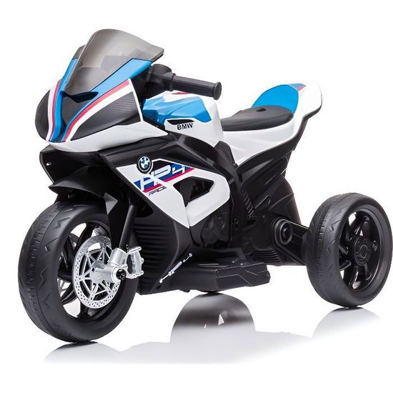 Moto électrique Enfant 6V Avec Roues Stabilisatrices - Vitesse 3 Km/h, Charge 30 Kg, Phares, Musique, Pour 3-8 Ans