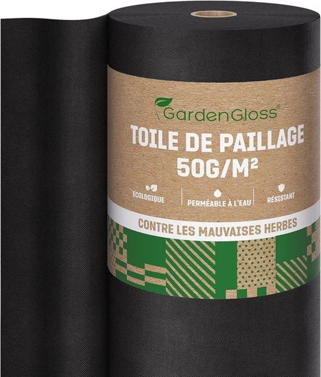 Toile De Paillage Anti-mauvaises Herbes En Non-tissé 2 M X 100 M