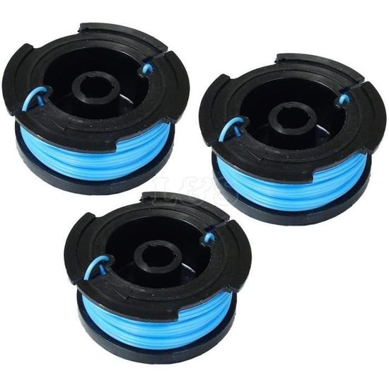 Lot 3 Bobines Fil Débroussailleuse RAC125 - Compatible Ryobi RLT1830H13, RLT1825LI, OLT1831S