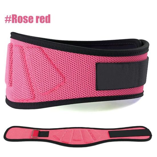 Ceinture De Musculation Pour Homme Et Femme – Soutien Lombaire Renforcé, 5 Barres De Soutien, Boucle Autobloquante, Taille Ajustable