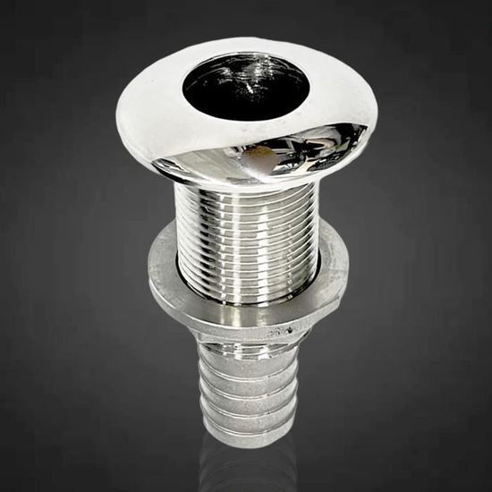 Raccord Traversant De Coque En Inox 316 – Sortie D'eau Marine Pour Bateau Et Yacht – Résiste à L'eau Salée