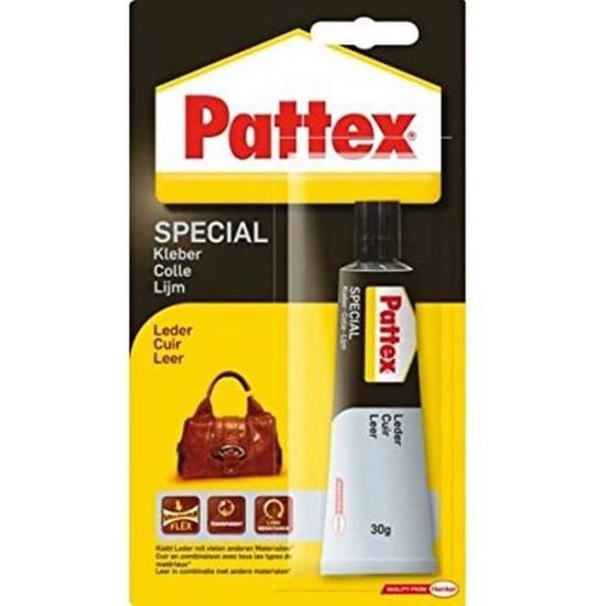 Colle Pattex spécial cuir 30g : PATTEX : - Livraison