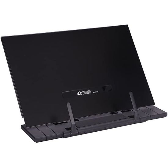 Porte Recette Métal Support Livre Métal Réglable - Lot De 2, 6 Angles, Portable Pour Cuisine, Bureau Et Lecture - Porte Livre Robuste