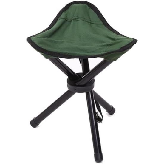 Lot De 3 Sièges Pliants – Tabourets Pour Camping, Car, Chasse, Pêche, Rando, Neufs