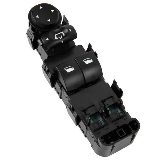 Interrupteur Vitre Électrique Avant Gauche Droit 6490HQ - Compatible Renault Clio Kangoo Megane
