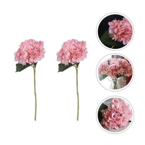 2pcs bouquet d'artificiel de créatif imité pour bricolage fleur-plante artificielle - fleur sechee vase - coupe - fleur