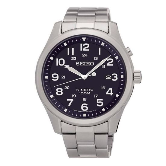 Montre Seiko Kinetic Perpetual SNP028 Acier Inox Deux Tons - Neuve Avec étiquettes