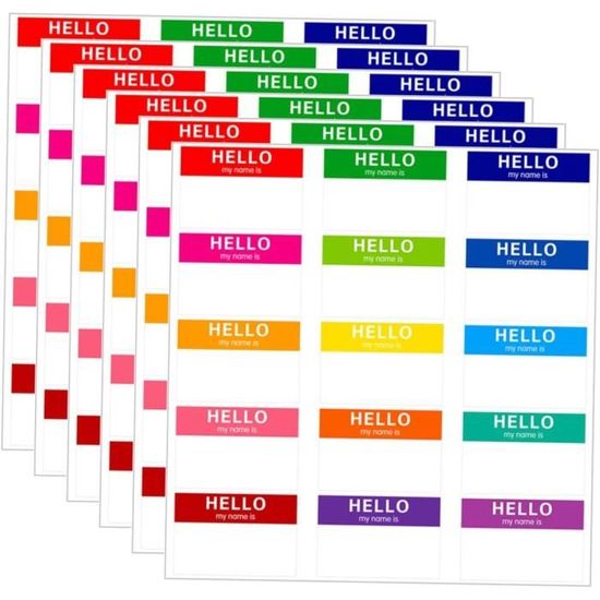 160 Étiquettes Prénoms Autocollantes - 2 Tailles (4x1,6 Cm Et 6x1,6 Cm) Imperméables, Personnalisables