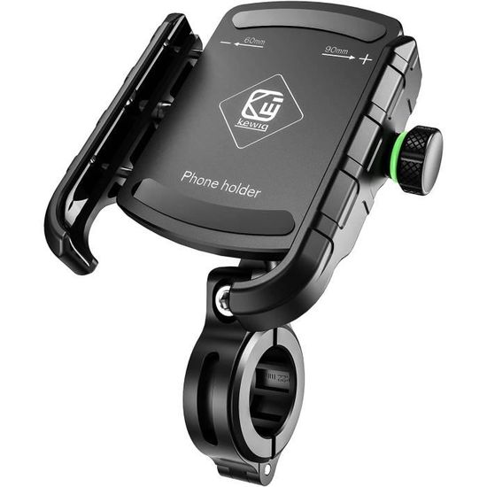 UTEBIT Support Téléphone Vélo/Moto 360° – Verrouillage Sécurisé, Rotatif, Universel 4-6.7", Pour Guidon VTT, Scooter, Trotinette