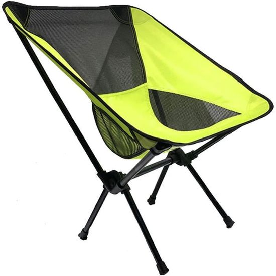 Sac Latéral Pour Chaise De Camping - Avec Bandes Réfléchissantes - Fixation Facile - Noir/Violet/Gris/Bleu/Rouge