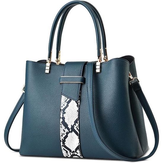 DEEVORCA Sac À Main Élégant Pour Femme - Sac Bandoulière PU